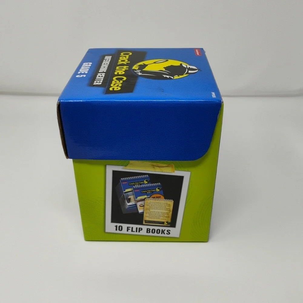 Lakeshore Crack the Case Flip Books Inferencing Center Homeschool Box Grade 5